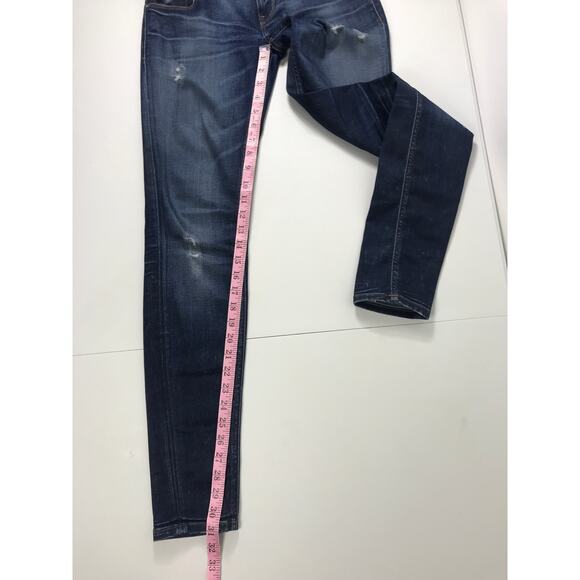 Don the Fuller Praga 27 Womens Y2K Revival Low Rise Denim Jeans Made Italy - Picture 15 of 16